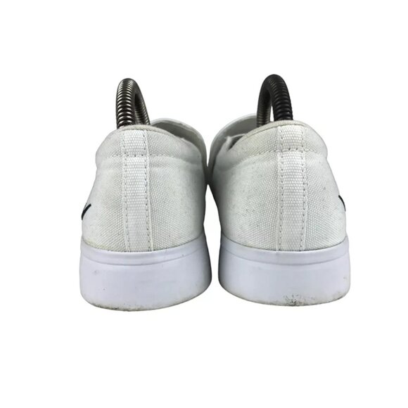 Nike BQ9138-100‎ Womens Court Royale AC SLP White Low Top Canvas Shoe Size 8.5 - Picture 5 of 10